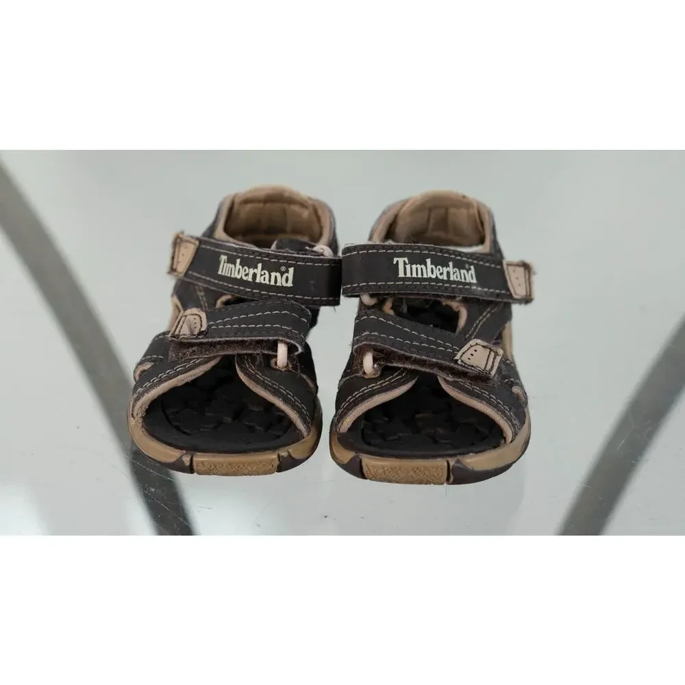 Timberland Mad River 2-Strap Brown Sandals‎ Toddler Shoes Size 5 Brown 43862
